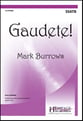 Gaudete! SSATB choral sheet music cover